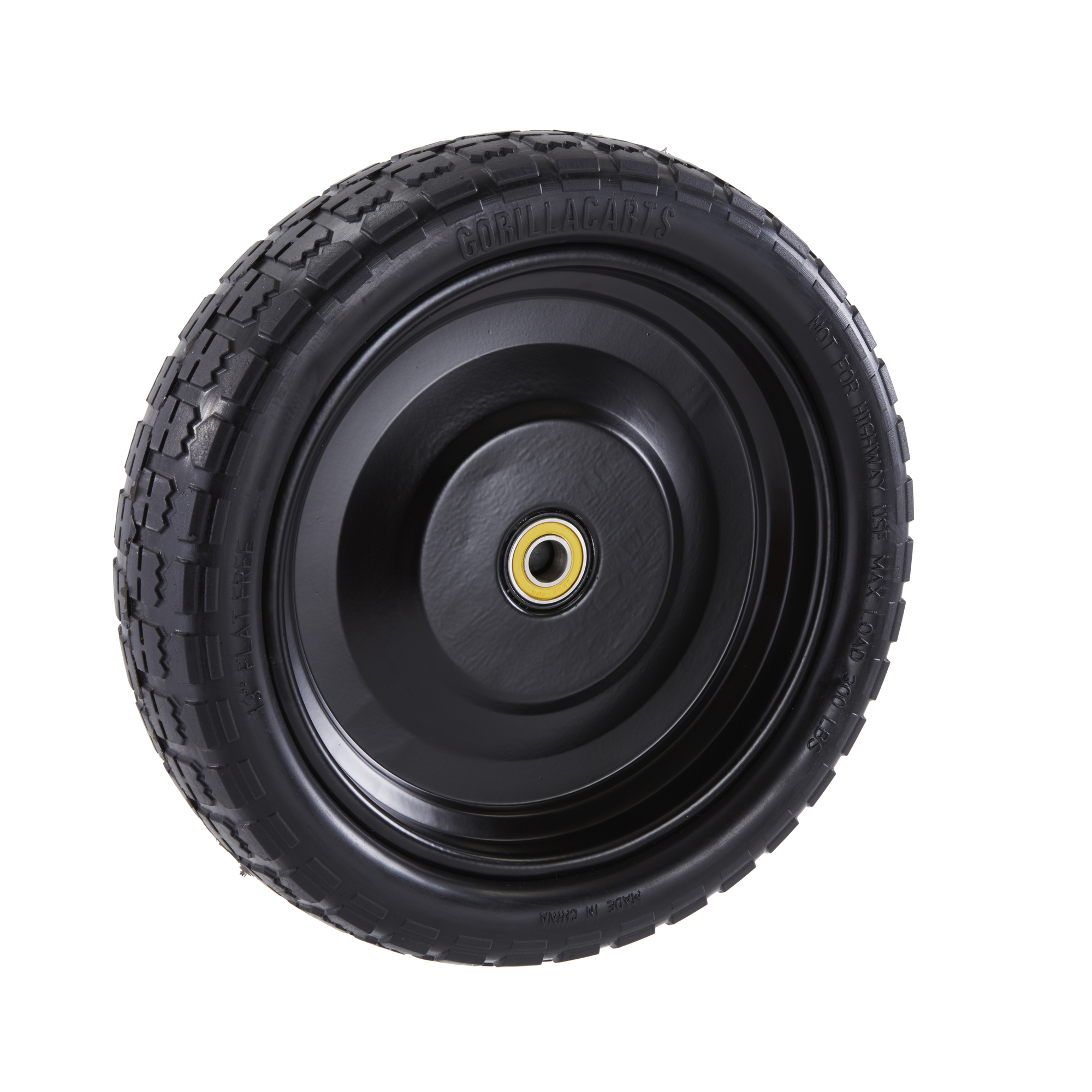Gorilla, 13in. No Flat Replacement Tire, Tire Size 13", Model# GCT-13NF
